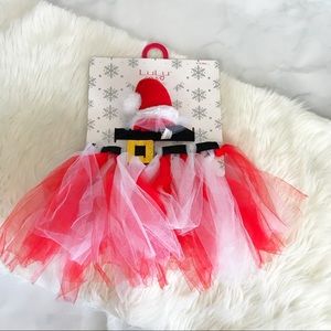 Santa Headband Hat And Tutu Christmas